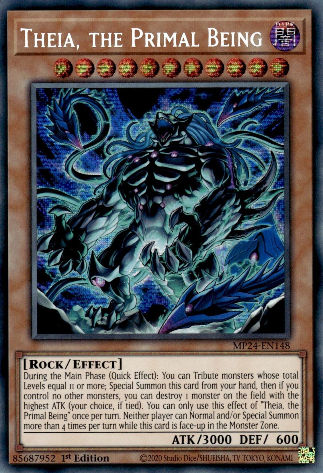 Theia, the Primal Being [MP24-EN148] Prismatic Secret Rare | Cracking-Singles