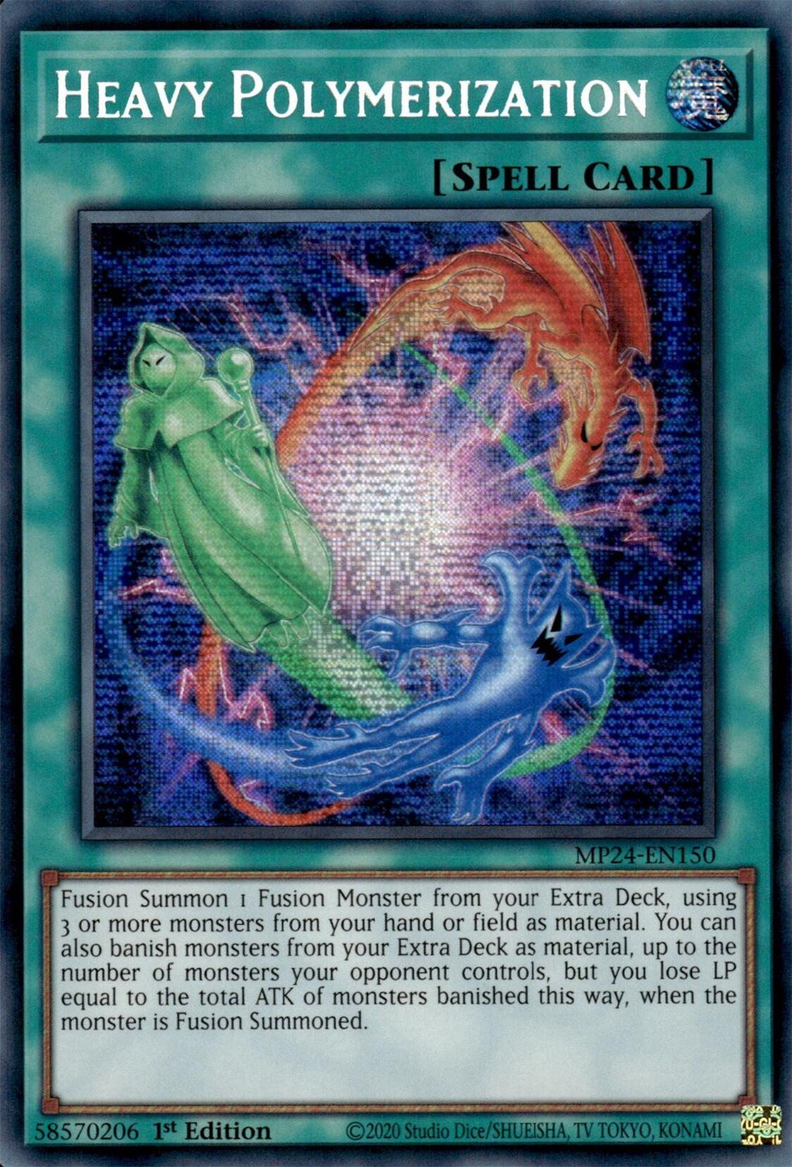 Heavy Polymerization [MP24-EN150] Prismatic Secret Rare | Cracking-Singles