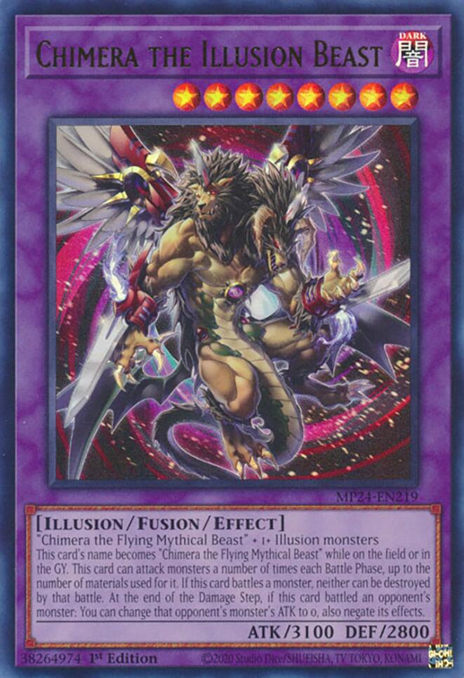 Chimera the Illusion Beast [MP24-EN219] Ultra Rare | Cracking-Singles