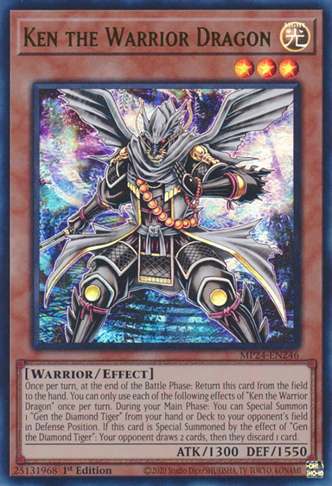 Ken the Warrior Dragon [MP24-EN246] Ultra Rare | Cracking-Singles