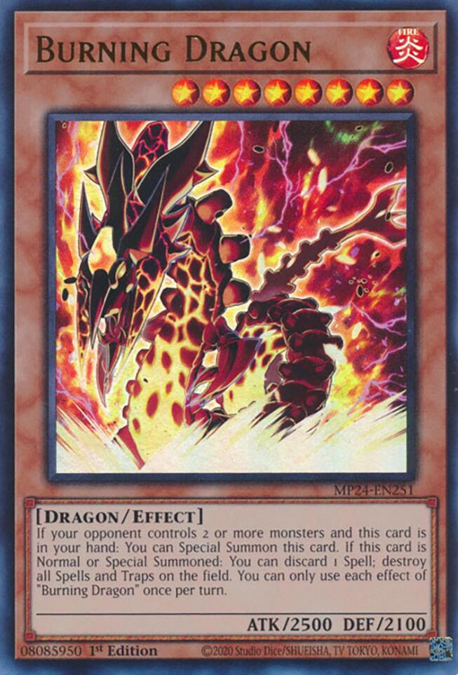 Burning Dragon [MP24-EN251] Ultra Rare | Cracking-Singles