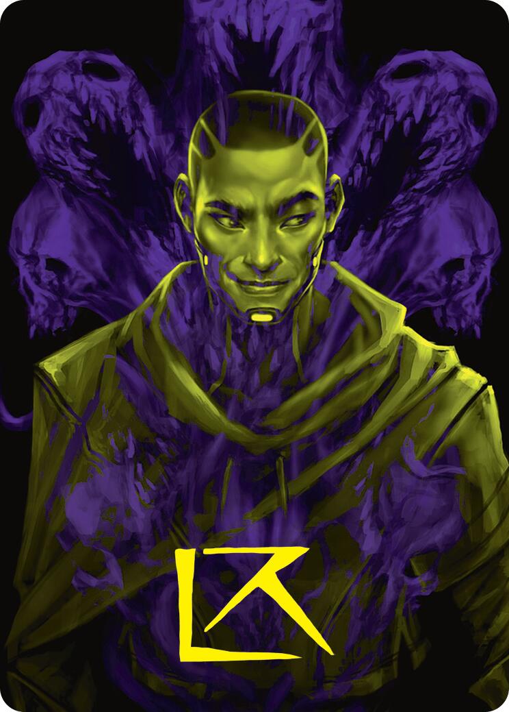 Kaito, Bane of Nightmares Art Card (Gold-Stamped Signature) [Duskmourn: House of Horror Art Series] | Cracking-Singles