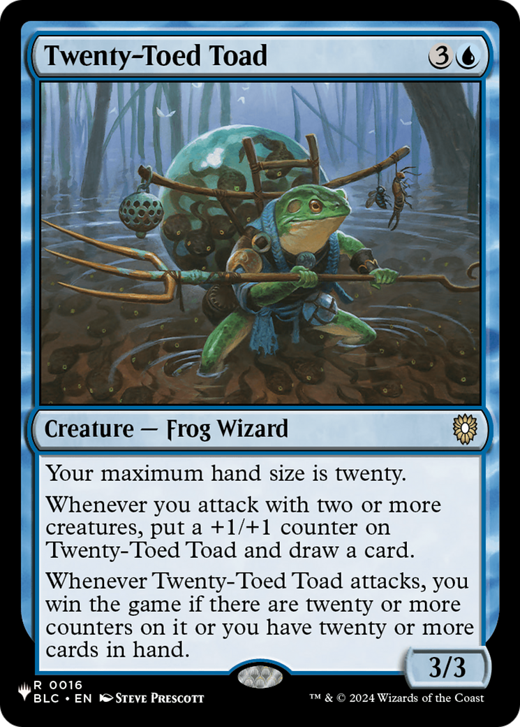 Twenty-Toed Toad [The List] | Cracking-Singles