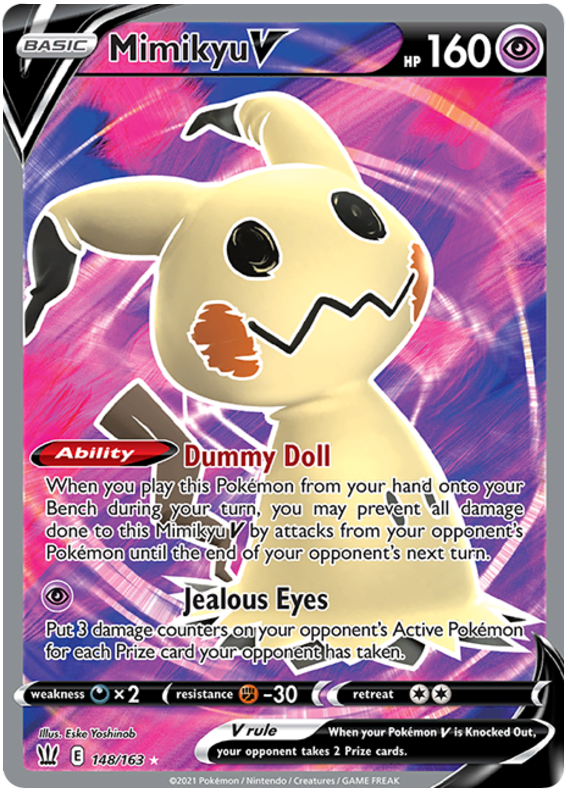 Mimikyu V (148/163) [Sword & Shield: Battle Styles] | Cracking-Singles