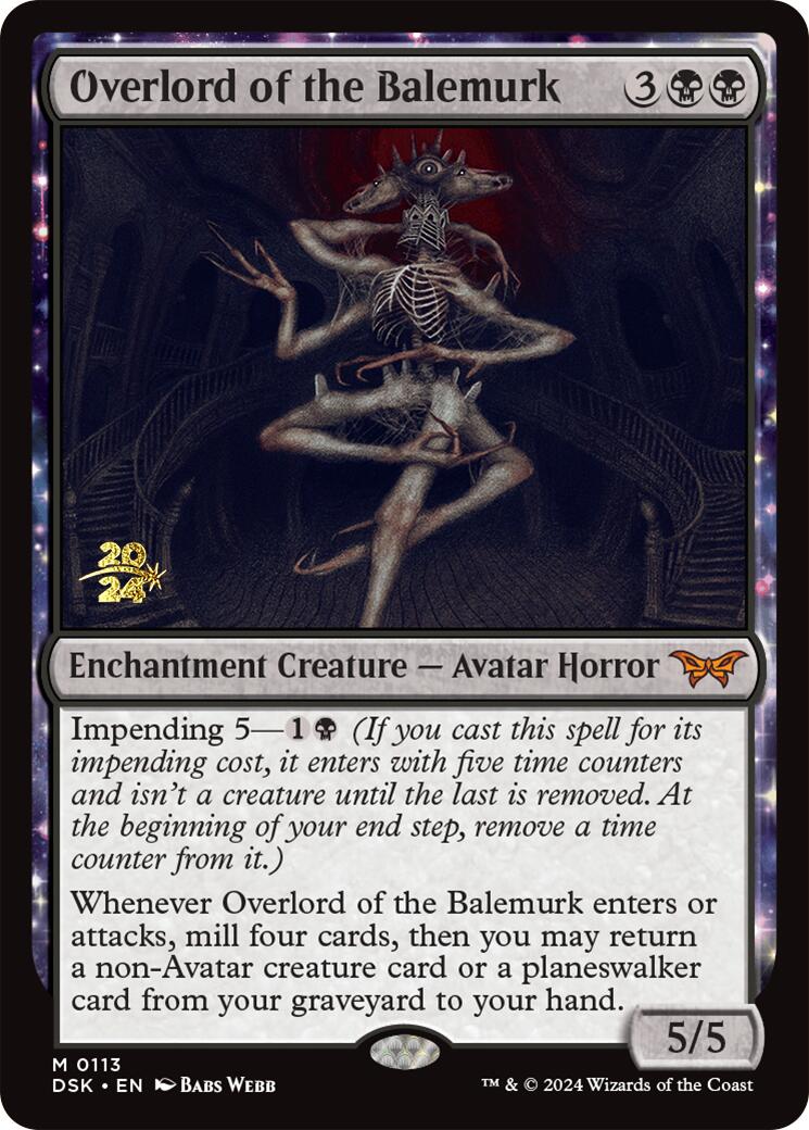 Overlord of the Balemurk [Duskmourn: House of Horror Prerelease Promos] | Cracking-Singles