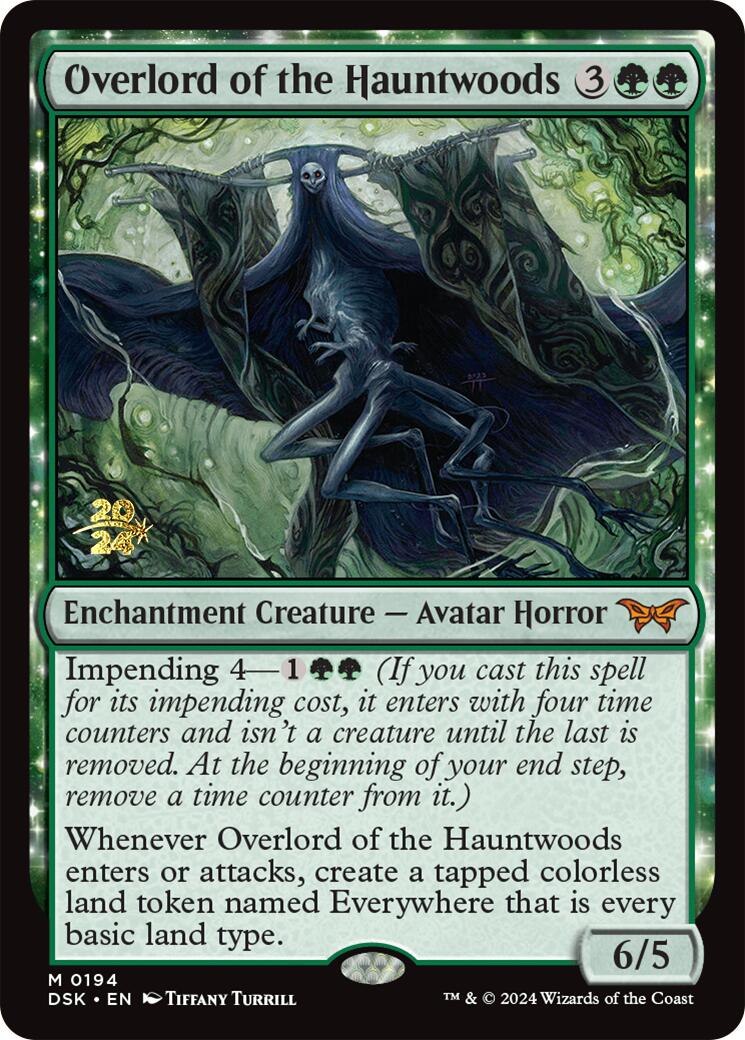 Overlord of the Hauntwoods [Duskmourn: House of Horror Prerelease Promos] | Cracking-Singles