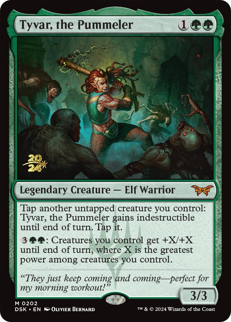 Tyvar, the Pummeler [Duskmourn: House of Horror Prerelease Promos] | Cracking-Singles