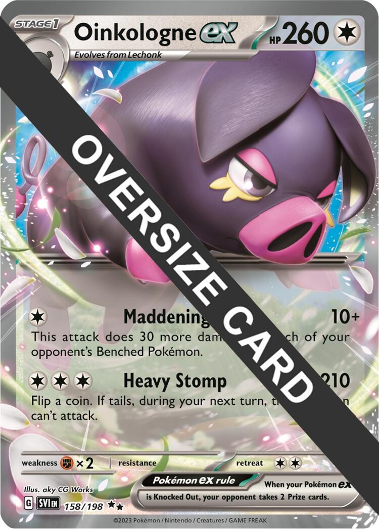 Oinkologne ex (158/198) (Jumbo Card) [Scarlet & Violet: Black Star Promos] | Cracking-Singles