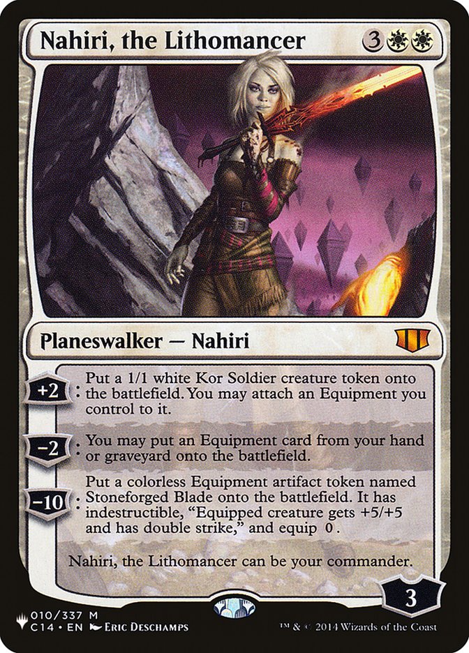 Nahiri, the Lithomancer [The List] | Cracking-Singles