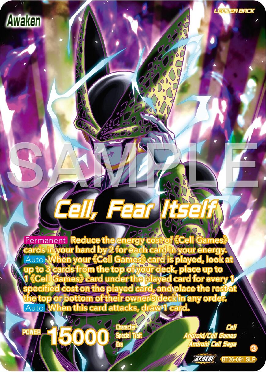 Cell // Cell, Fear Itself (Alternate Art) (BT26-091) [Ultimate Advent] | Cracking-Singles