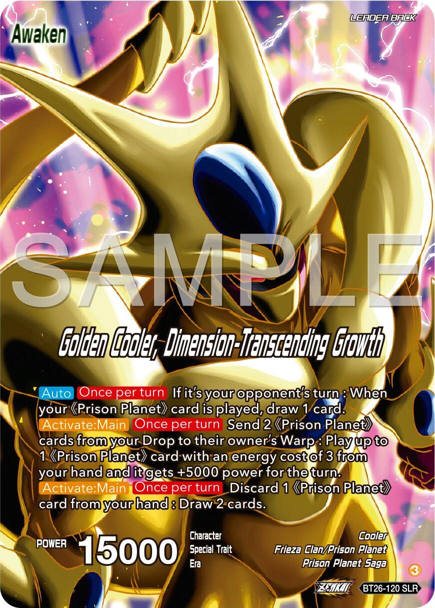 Cool // Golden Cooler, Dimension-Transcending Growth (Alternate Art) (BT26-120) [Ultimate Advent] | Cracking-Singles