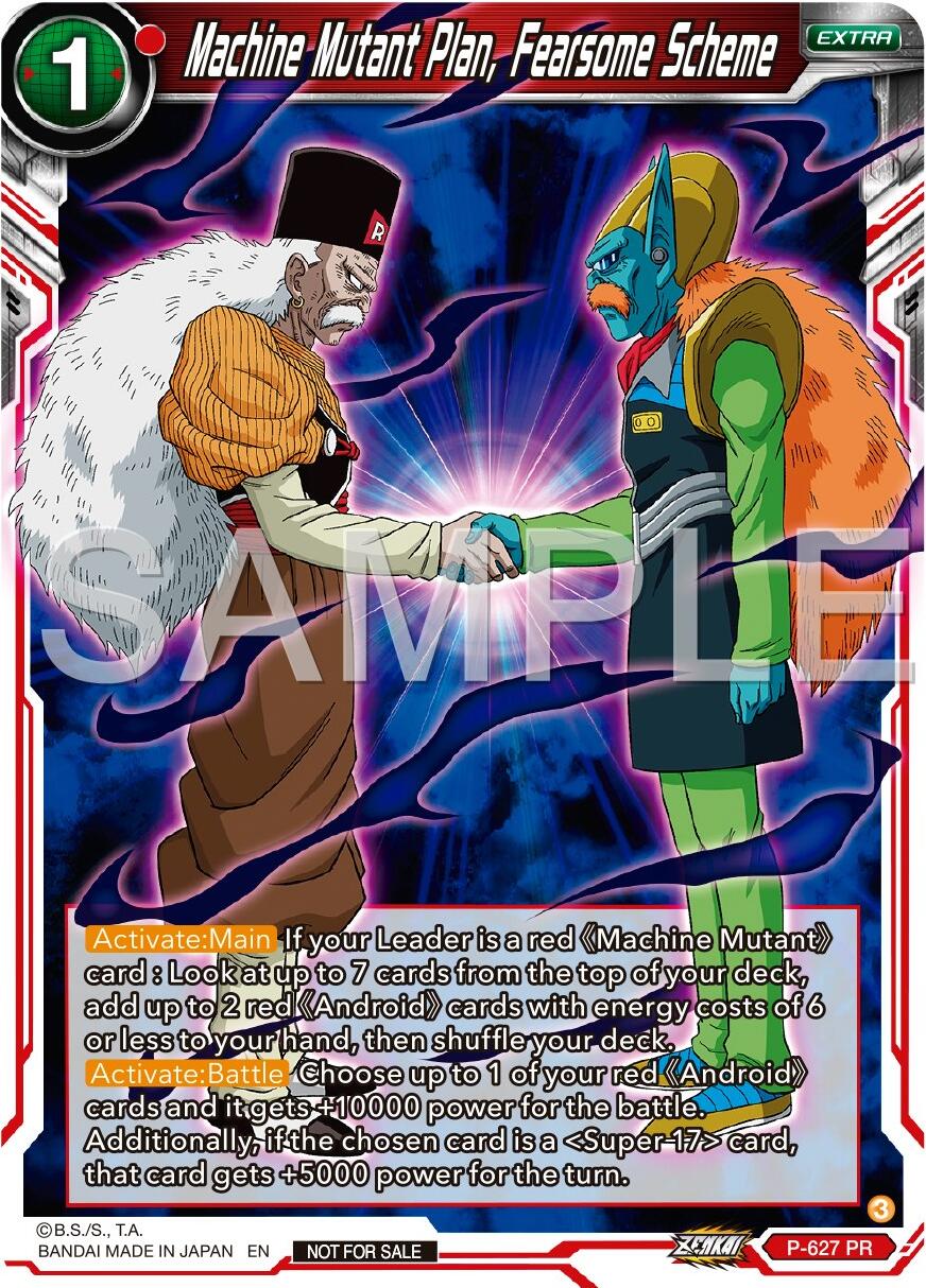 Machine Mutant Plan, Fearsome Scheme (Zenkai Series Tournament Pack Vol.9) (P-627) [Promotion Cards] | Cracking-Singles