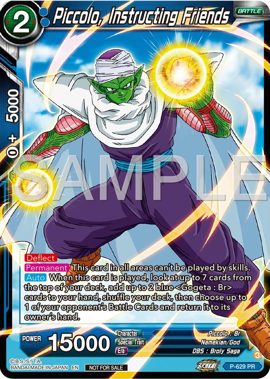 Piccolo, Instructing Friends (Zenkai Series Tournament Pack Vol.9) (P-629) [Promotion Cards] | Cracking-Singles