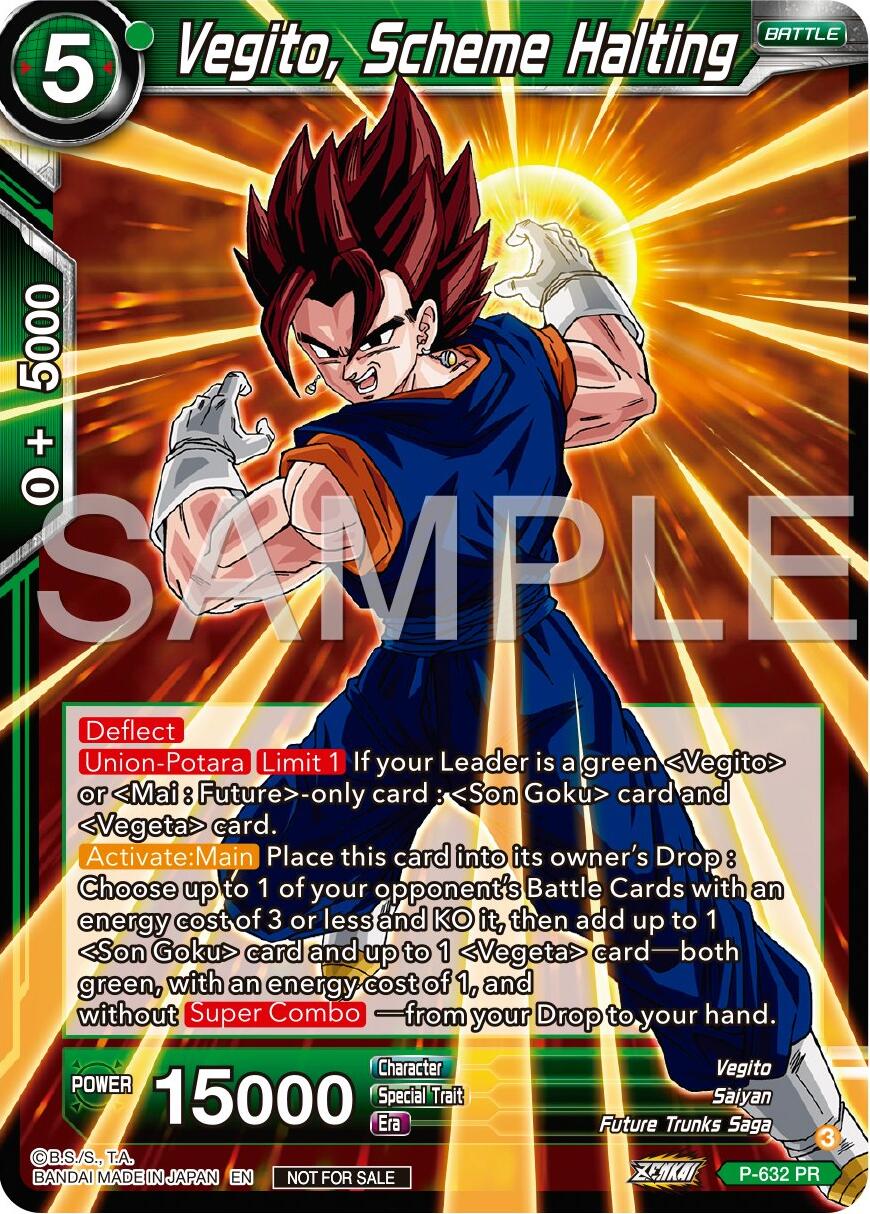 Vegito, Scheme Halting (Zenkai Series Tournament Pack Vol.9) (P-632) [Promotion Cards] | Cracking-Singles