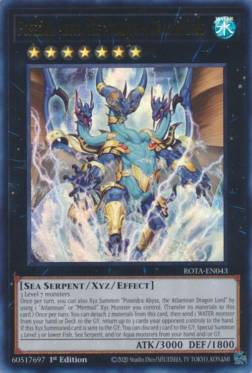 Poseidra Abyss, the Atlantean Dragon Lord [ROTA-EN043] Ultra Rare | Cracking-Singles