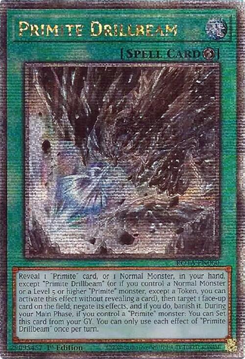 Primite Drillbeam (Quarter Century Secret Rare) [ROTA-EN060] Quarter Century Secret Rare | Cracking-Singles