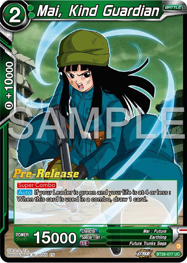 Mai, Kind Guardian (BT26-077) [Ultimate Advent Prerelease Promos] | Cracking-Singles