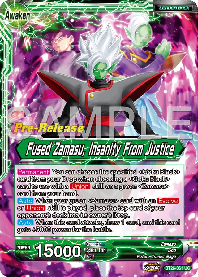 Zamasu // Fused Zamasu, Insanity From Justice (BT26-061) [Ultimate Advent Prerelease Promos] | Cracking-Singles