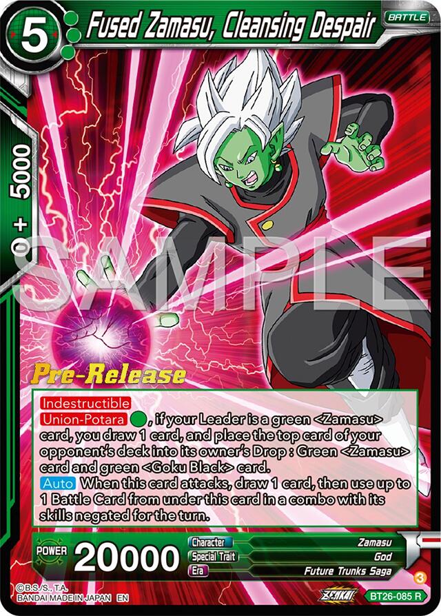 Fused Zamasu, Cleansing Despair (BT26-085) [Ultimate Advent Prerelease Promos] | Cracking-Singles