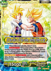 SS Son Goku // SS Son Goku & SS Son Gohan, Battling Father & Son (BT26-090) [Ultimate Advent Prerelease Promos] | Cracking-Singles