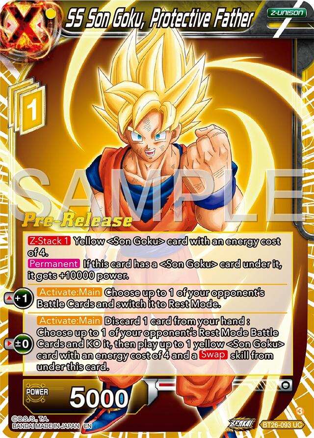 SS Son Goku, Protective Father (BT26-093) [Ultimate Advent Prerelease Promos] | Cracking-Singles