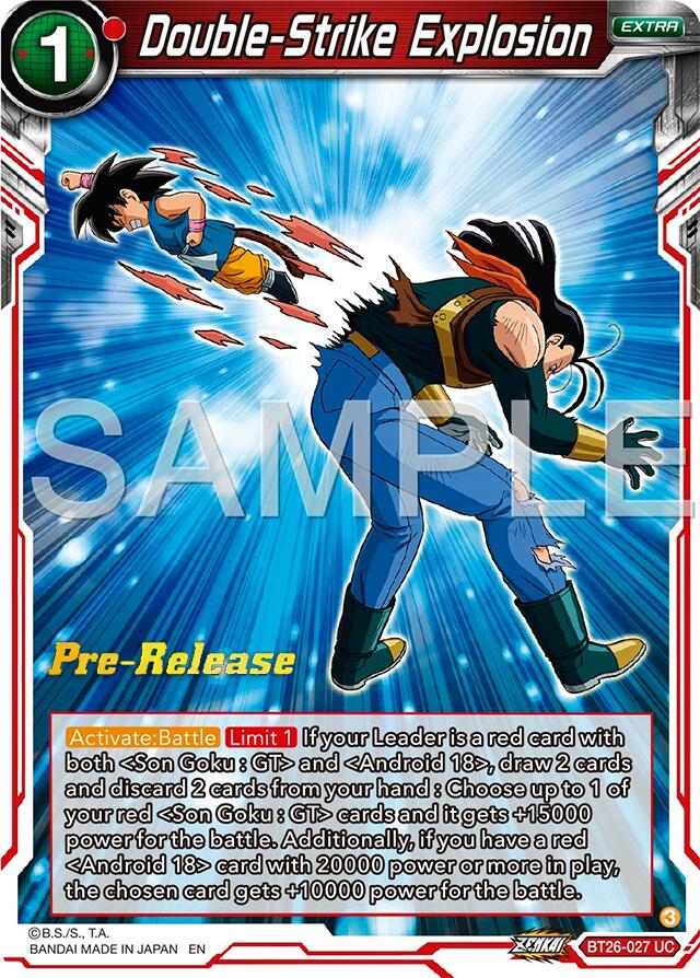 Double-Strike Explosion (BT26-027) [Ultimate Advent Prerelease Promos] | Cracking-Singles