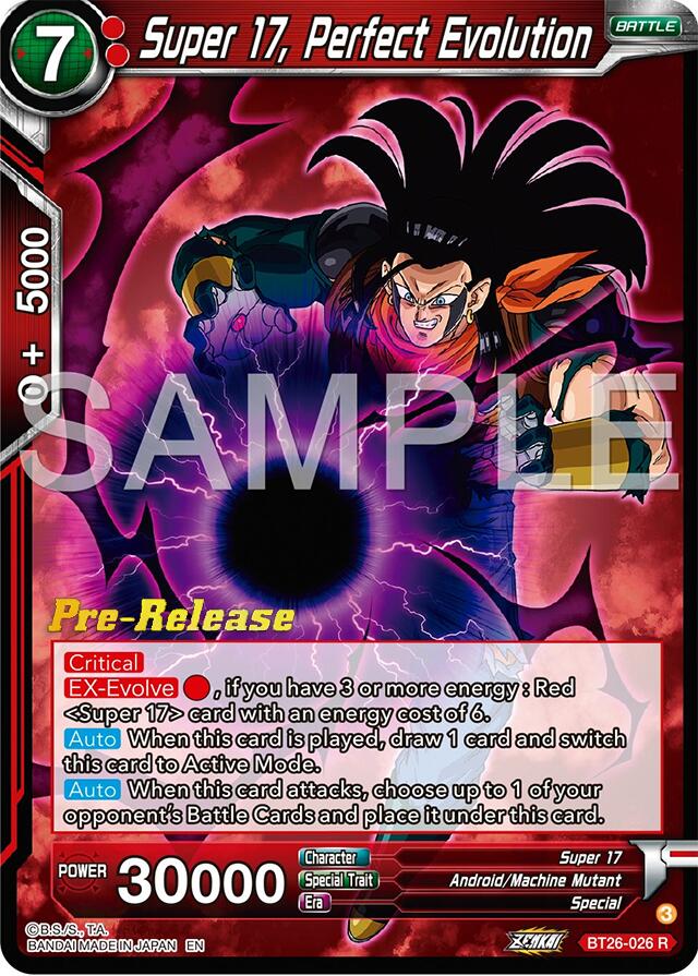 Super 17, Perfect Evolution (BT26-026) [Ultimate Advent Prerelease Promos] | Cracking-Singles