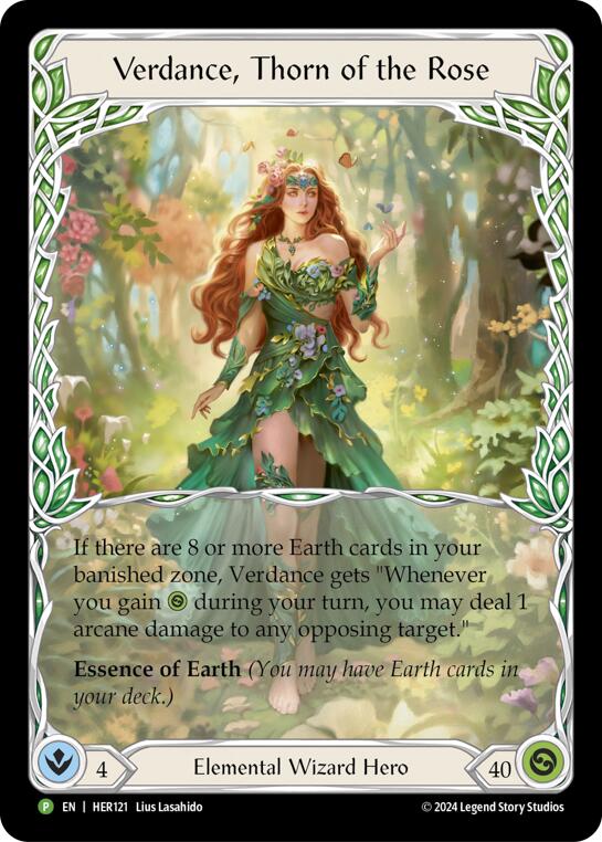 Verdance, Thorn of the Rose [HER121] (Promo)  Rainbow Foil | Cracking-Singles