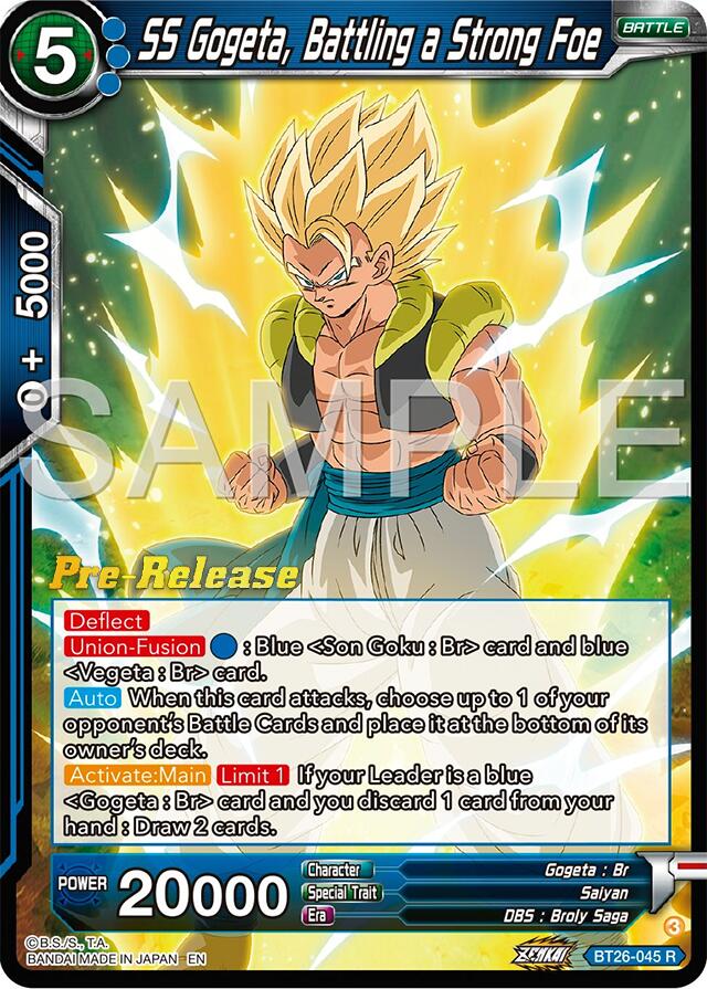 SS Gogeta, Battling a Strong Foe (BT26-045) [Ultimate Advent Prerelease Promos] | Cracking-Singles