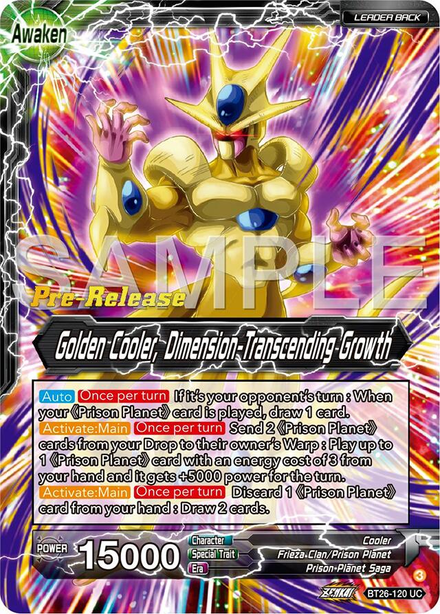 Cool // Golden Cooler, Dimension-Transcending Growth (BT26-120) [Ultimate Advent Prerelease Promos] | Cracking-Singles