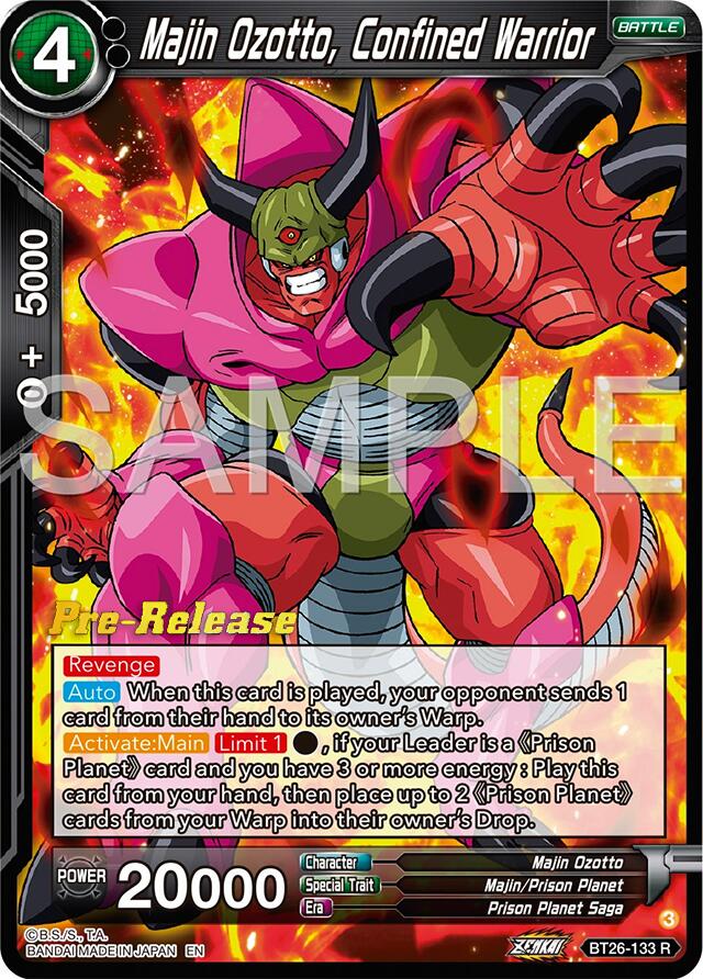 Majin Ozotto, Confined Warrior (BT26-133) [Ultimate Advent Prerelease Promos] | Cracking-Singles