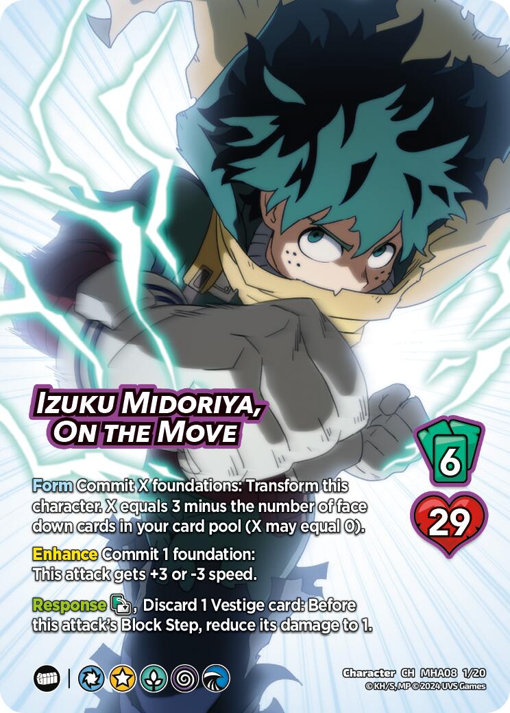 Izuku Midoriya, On the Move [Challenger Series: My Hero Academia - Dark Hero Arc] | Cracking-Singles