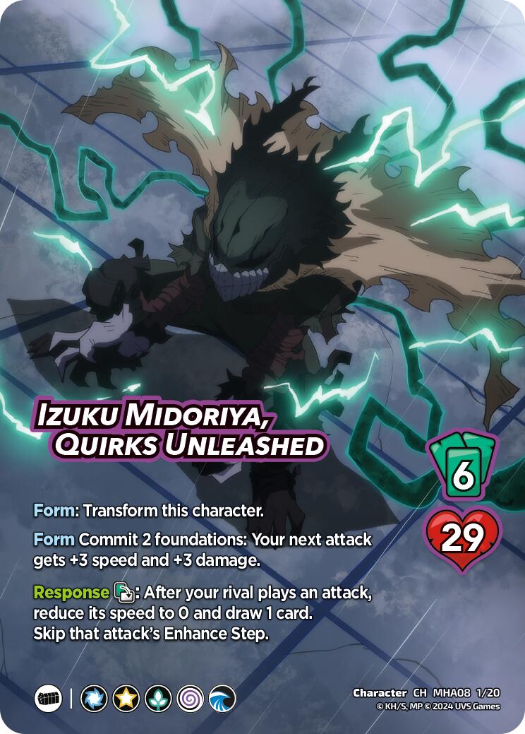 Izuku Midoriya, Quirks Unleashed [Challenger Series: My Hero Academia - Dark Hero Arc] | Cracking-Singles