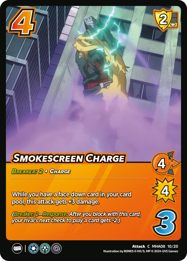 Smokescreen Charge [Challenger Series: My Hero Academia - Dark Hero Arc] | Cracking-Singles