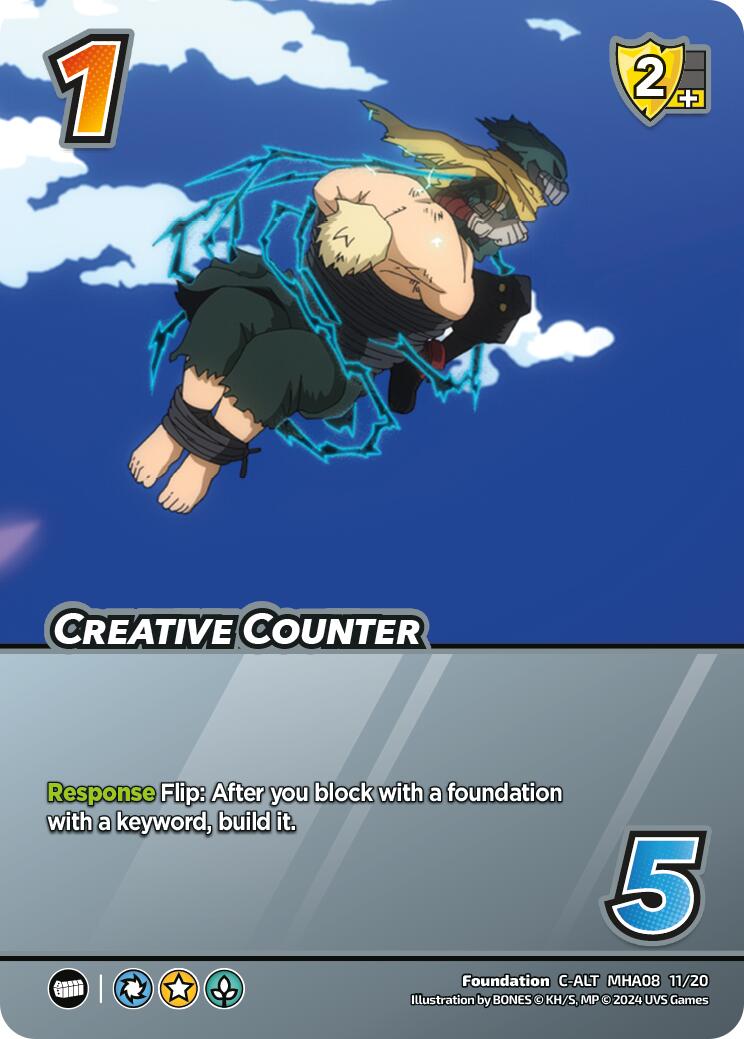 Creative Counter (Alternate Art) [Challenger Series: My Hero Academia - Dark Hero Arc] | Cracking-Singles