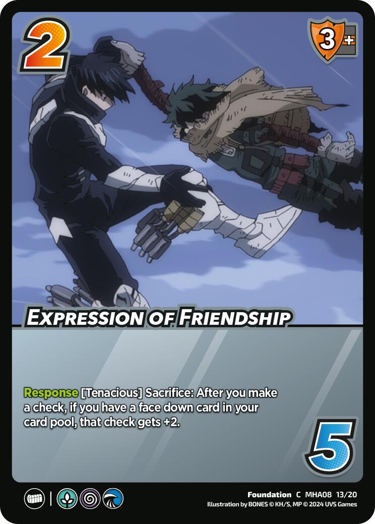 Expression of Friendship [Challenger Series: My Hero Academia - Dark Hero Arc] | Cracking-Singles