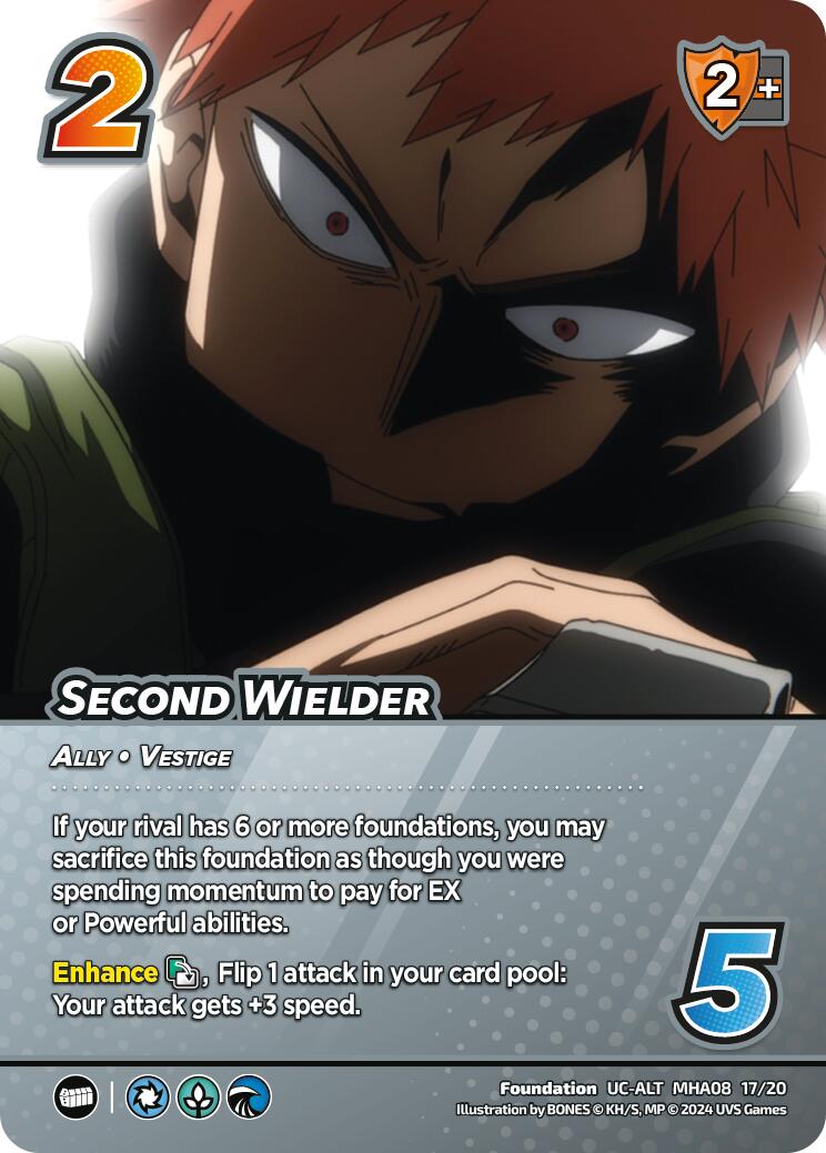 Second Wielder (Alternate Art) [Challenger Series: My Hero Academia - Dark Hero Arc] | Cracking-Singles