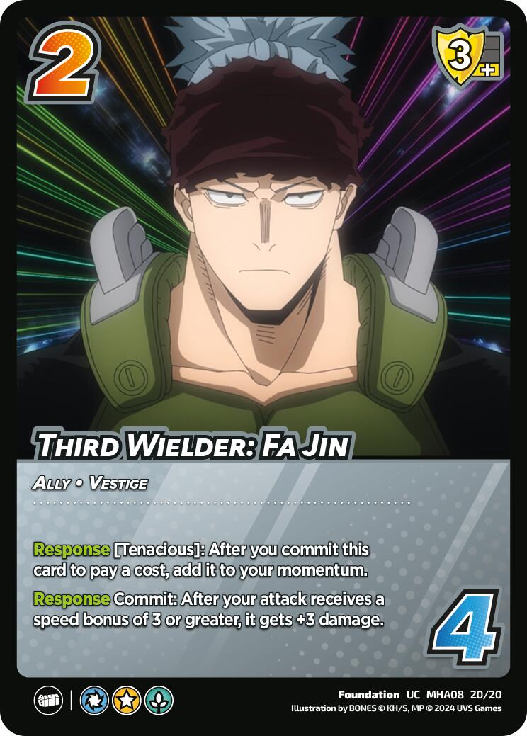 Third Wielder: Fa Jin [Challenger Series: My Hero Academia - Dark Hero Arc] | Cracking-Singles