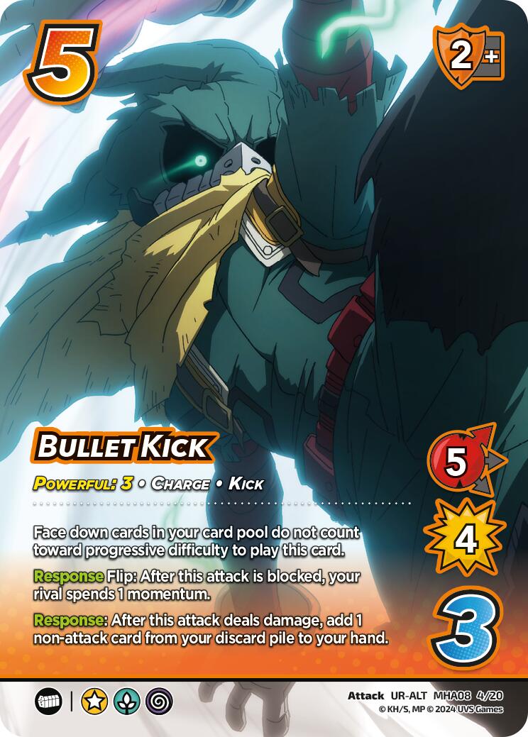 Bullet Kick (Alternate Art) [Challenger Series: My Hero Academia - Dark Hero Arc] | Cracking-Singles