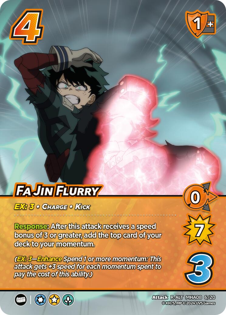 Fa Jin Flurry (Alternate Art) [Challenger Series: My Hero Academia - Dark Hero Arc] | Cracking-Singles