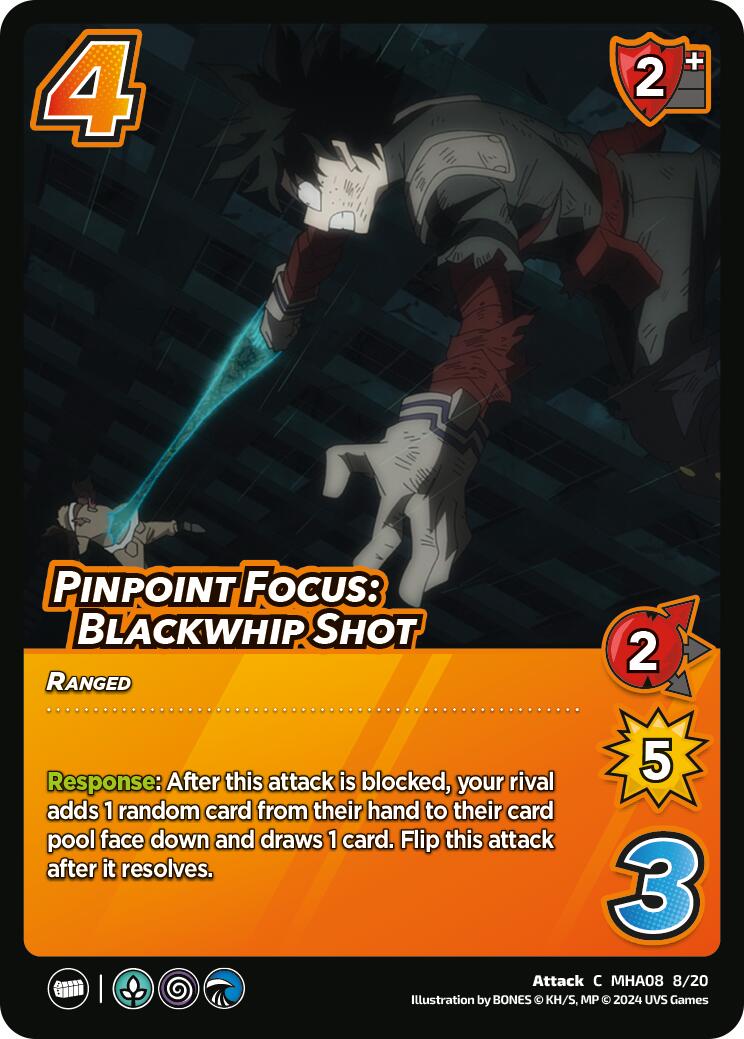 Pinpoint Focus: Blackwhip Shot [Challenger Series: My Hero Academia - Dark Hero Arc] | Cracking-Singles