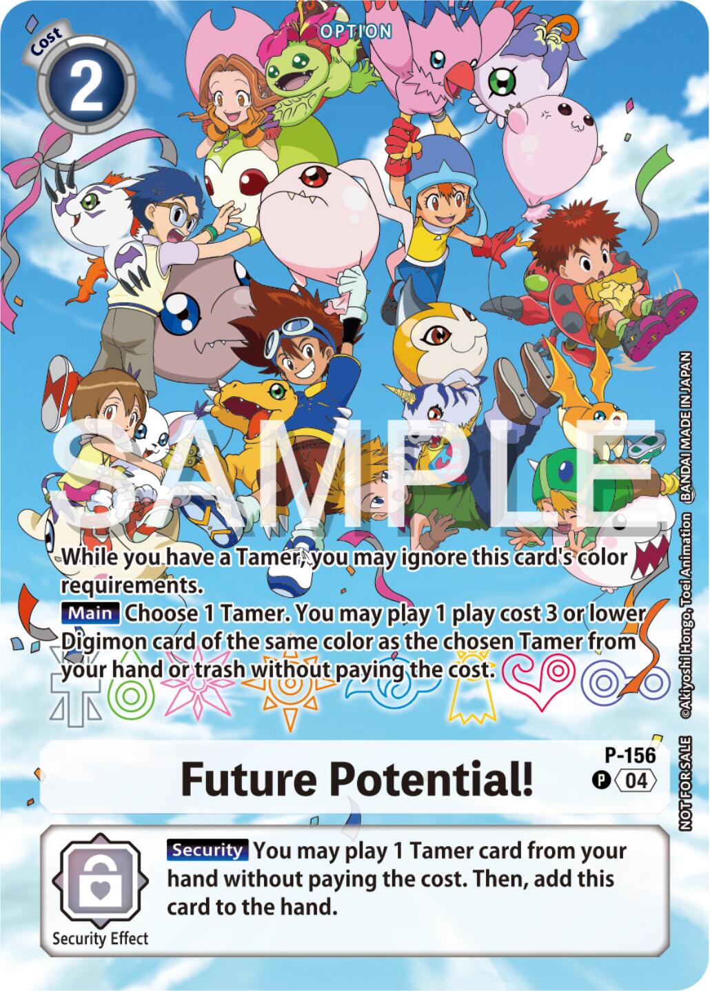 Future Potential! [P-156] (25th Anniversary Digimon Adventure) [Digimon LIBERATOR] | Cracking-Singles