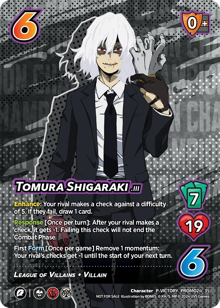 Tomura Shigaraki (2024 Regionals Season 2) (Victory) [Miscellaneous Promos] | Cracking-Singles