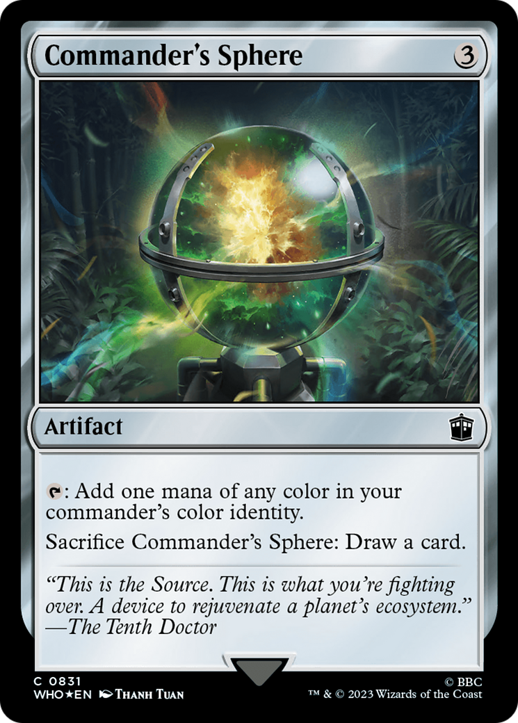 Commander's Sphere (Surge Foil) [Doctor Who] | Cracking-Singles