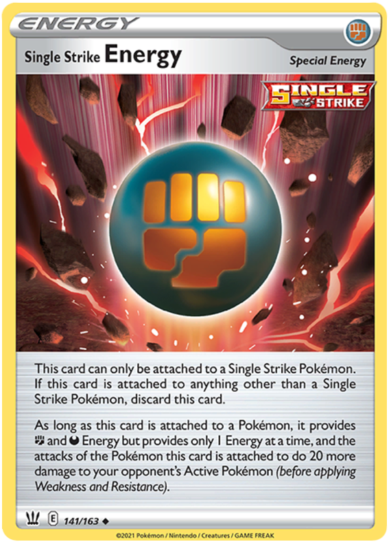 Single Strike Energy (141/163) [Sword & Shield: Battle Styles] | Cracking-Singles