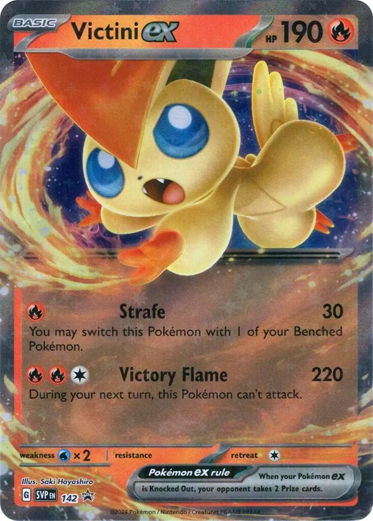 Victini ex (SVP142) [Scarlet & Violet: Black Star Promos] | Cracking-Singles