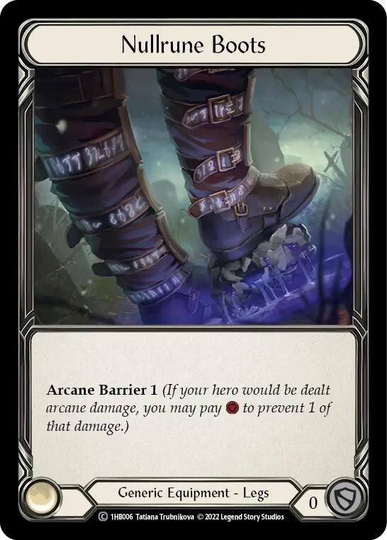 Nullrune Boots [1HB006] (History Pack 1 Bravo Blitz Deck) | Cracking-Singles