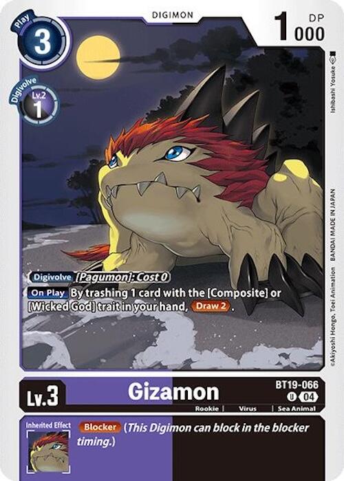 Gizamon [BT19-066] [Release Special Booster 2.0] | Cracking-Singles