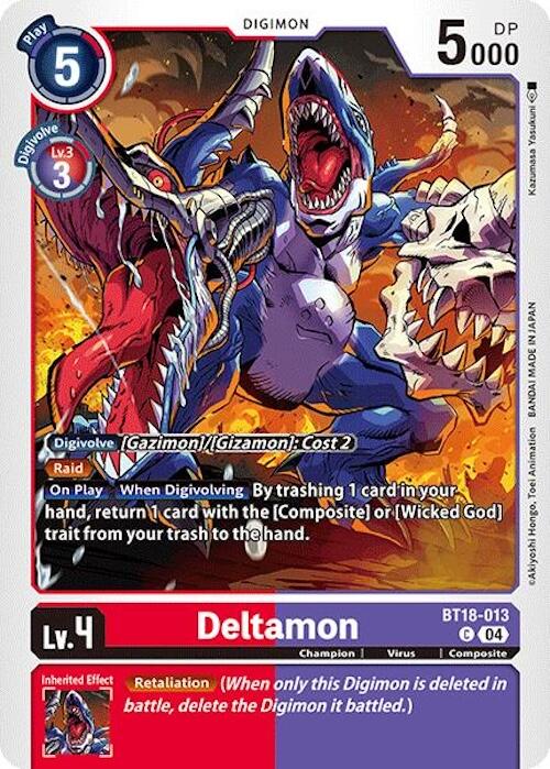 Deltamon [BT18-013] [Release Special Booster 2.0] | Cracking-Singles