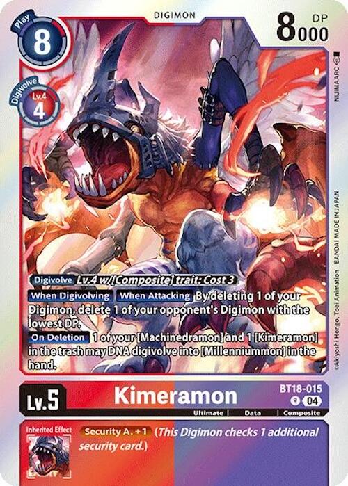 Kimeramon [BT18-015] [Release Special Booster 2.0] | Cracking-Singles